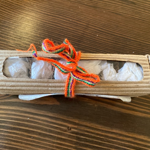 Peruvian Handmade Clay 9-Piece Mini Nativity Set 1" H Christmas Original Box - Picture 5 of 12